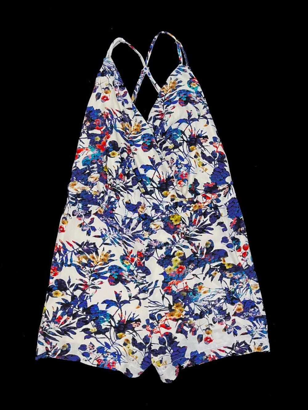 Studio F Floral Blossom Shortall Short Outfit Womens 10